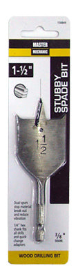 Hardware Store USA | MM1-1/2x4Stub Spade Bit