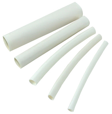 Hardware store usa |  3/8-3/16WHT Heat Tubing | HST-375W | ECM INDUSTRIES LLC