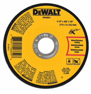 Hardware Store USA | 4-1/2x.045x7/8MTL Wheel