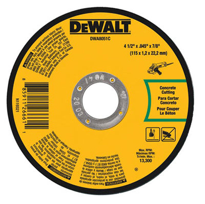 Hardware Store USA | 4-1/2x.045x7/8Mas Wheel