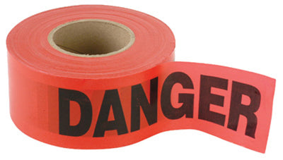 Hardware store usa |  1000' RED Danger Tape | 19005 | HANSON C H CO