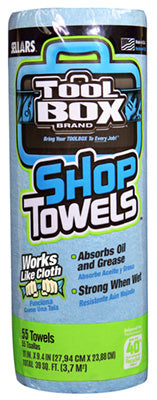 Hardware store usa |  Tool55CT BLU Shop Towel | 5440030 | SELLARS WIPERS & SORBENTS