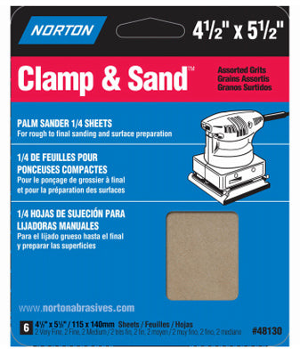 Hardware Store USA | 6PK 1/4 Sand Sheets