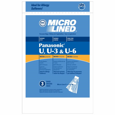 Hardware store usa |  3PK Panasonic U Vac Bag | PR-1471 | ESSCO