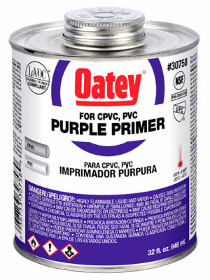 Hardware store usa |  32OZ Purple Primer | 30758 | OATEY COMPANY