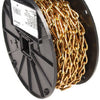 Hardware Store USA | 50' #3 BRS Coil Chain