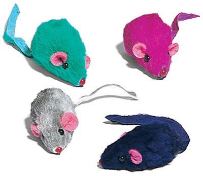 Hardware store usa |  12PK Plush Mice Cat Toy | 2048 | ETHICAL PRODUCTS INC