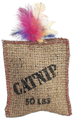 Hardware store usa |  Jute.Feath Sack Cat Toy | 2984 | ETHICAL PRODUCTS INC