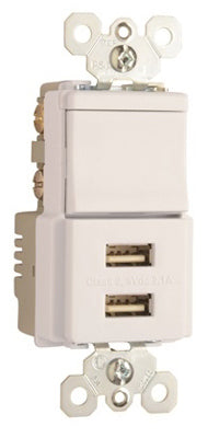Hardware store usa |  WHT Switch/USB Charger | TM83USBWCCV4 | PASS & SEYMOUR