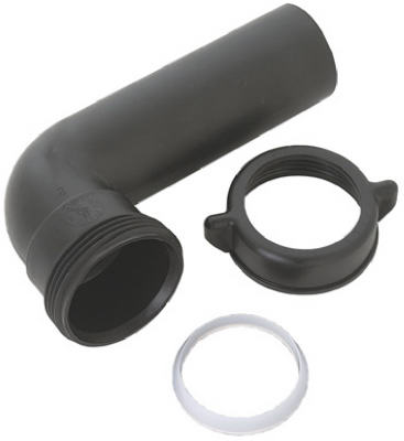 Hardware Store USA | MP BLK Plas Disp Elbow