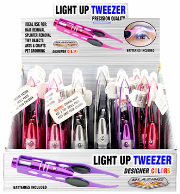 Hardware Store USA | LGT Up LED Tweezers | Pack Of 24