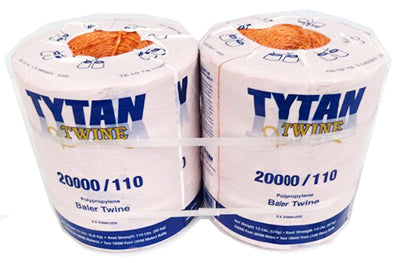 Hardware store usa |  2PK 20K ORG Baler Twine | PBT20110TONBP | TYTAN INTERNATIONAL LLC