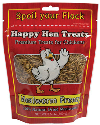 Hardware store usa |  3.5OZ Mealworm Frenzy | 17005 | HAPPY HEN TREATS