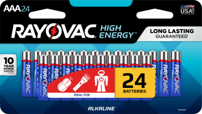 Hardware store usa |  RAYO 24PK AAA Battery | 824-24LTK | RAYOVAC