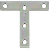 Hardware Store USA | 2PK 3x3 Zinc T Plate