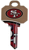 Hardware store usa |  KW1 49ers Team Key | KCKW1-NFL-49ERS | KABA ILCO CORP