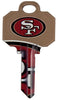 Hardware Store USA | SC1 49ers Team Key | Pack Of 5