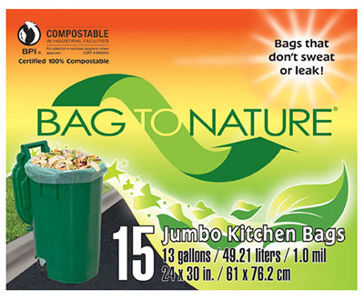 Hardware store usa |  15CT 13GAL Compost Bag | MBP24205 | INDACO MFG LTD