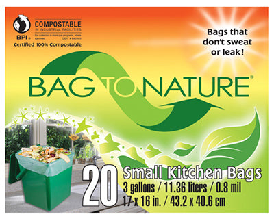 Hardware store usa |  20CT 3GAL Compost Bag | MBP35201 | INDACO MFG LTD