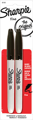 Sharpie 2PK BLK Marker