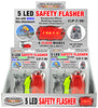 Hardware store usa |  5 LED Safety Flasher | 900257 | SHAWSHANK LEDZ