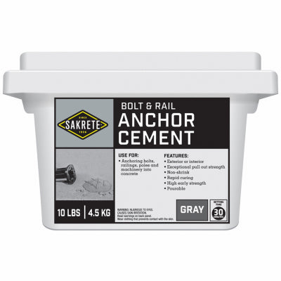 Hardware Store USA | 10LBSakreteAnchorCement