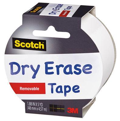 Hardware store usa |  1.8x2YD Dry Erase Tape | 1905R-DE-WHT | 3M COMPANY