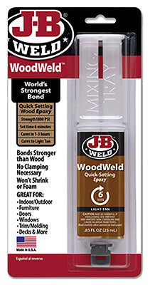 Hardware store usa |  WoodWeld 25ml Syringe | 50151 | J-B WELD CO