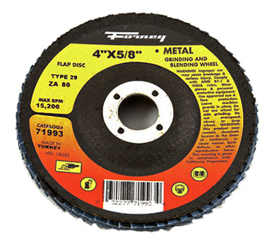 Hardware Store USA | 4x5/8 80G T29 Flap Disc