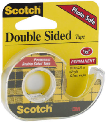Hardware store usa |  1/2x250 DBL Faced Tape | 136 | 3M COMPANY