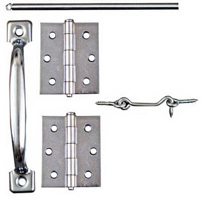 Hardware Store USA | Zinc Screen Door Set