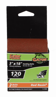 Hardware Store USA | 2PK 3x18 120G Sand Belt