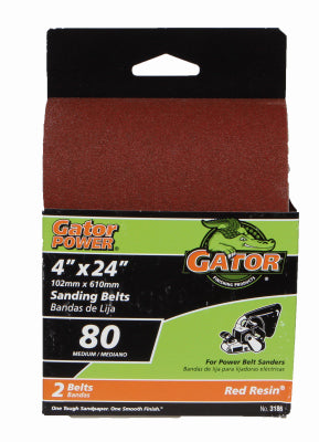 Hardware Store USA | 2PK 4x24 80G Sand Belt