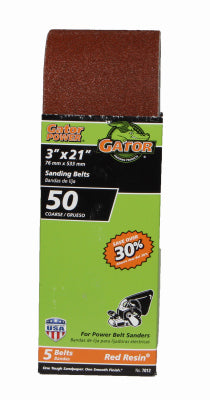 Hardware Store USA | 5PK 3x21 50G Sand Belt