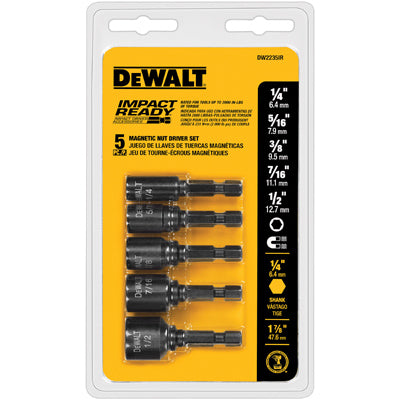 Hardware store usa |  5PC Imp Nut Setter Set | DW2235IR | DEWALT ACCESSORIES