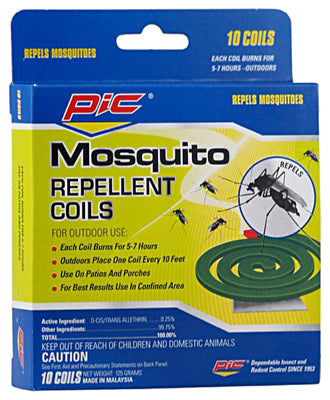Hardware store usa |  10PK Mosquito Rep Coil | C-10-12 | PIC CORPORATION