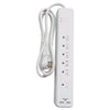 Hardware store usa |  ME WHT 6Out Surge Strip | PS-672F-3A | KAB ENTERPRISE CO LTD