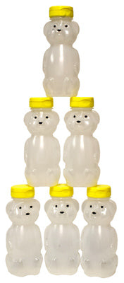 Hardware store usa |  6PK 8OZ Cute Honey Bear | HONEYJAR-8-6 | HARVEST LANE HONEY