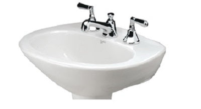 Hardware store usa |  WHT Lav Ped Basin | 272-4 | MANSFIELD PLUMBING PRODUCTS
