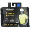 Hardware store usa |  2PK LG BLK S/S T-Shirt | 1297042 | GILDAN BRANDED APPAREL SRL