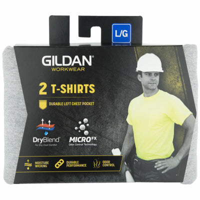 Hardware store usa |  2PK MED GRY S/S T-Shirt | 1297056 | GILDAN BRANDED APPAREL SRL