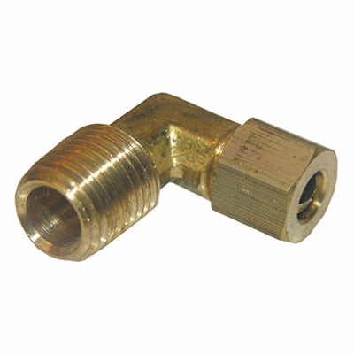 Hardware store usa |  1/4CMPx1/4MPT BRS Elbow | 17-6911 | LARSEN SUPPLY CO., INC.