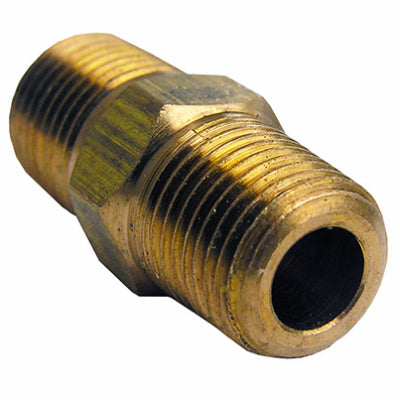 Hardware Store USA | 1/8MIPxMPT Hex Nipple