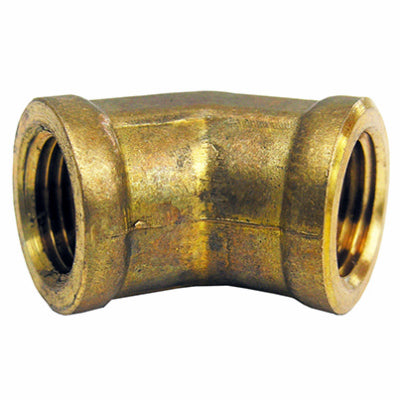 Hardware Store USA | 1/8FIPx1/8FPT 45 Elbow