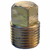 Hardware Store USA | 1/8MPT BRS SQ Plug