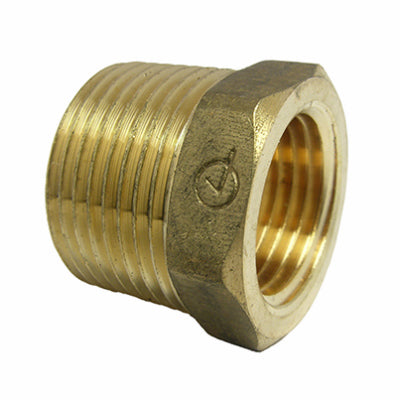 Hardware Store USA | 3/4Mx1/2FPT Hex Bushing