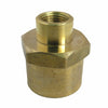 Hardware Store USA | 1/2Fx1/8FPT Hex Bushing