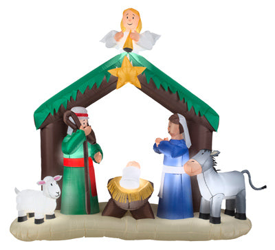 Airblown Nativity Scene