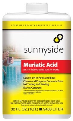 Hardware Store USA | QT Muriatic Acid | Pack Of 6