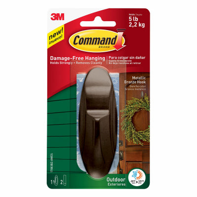 Hardware store usa |  Command LG BRZ Out Hook | 17083BZ-AWES | 3M COMPANY
